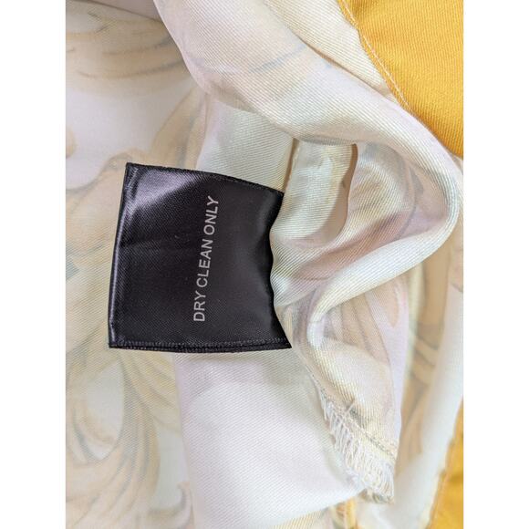 Gold Baroque Style Print Short Sleeve Sport Shirt Size 3XL by Cigar Couture - Picture 7 of 12